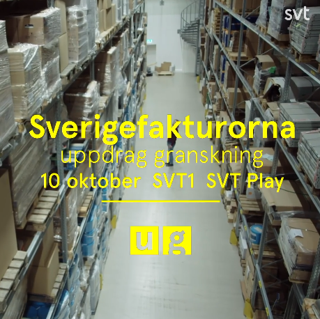Ang. Uppdrag Gransknings avsnitt ”Sverigefakturorna”