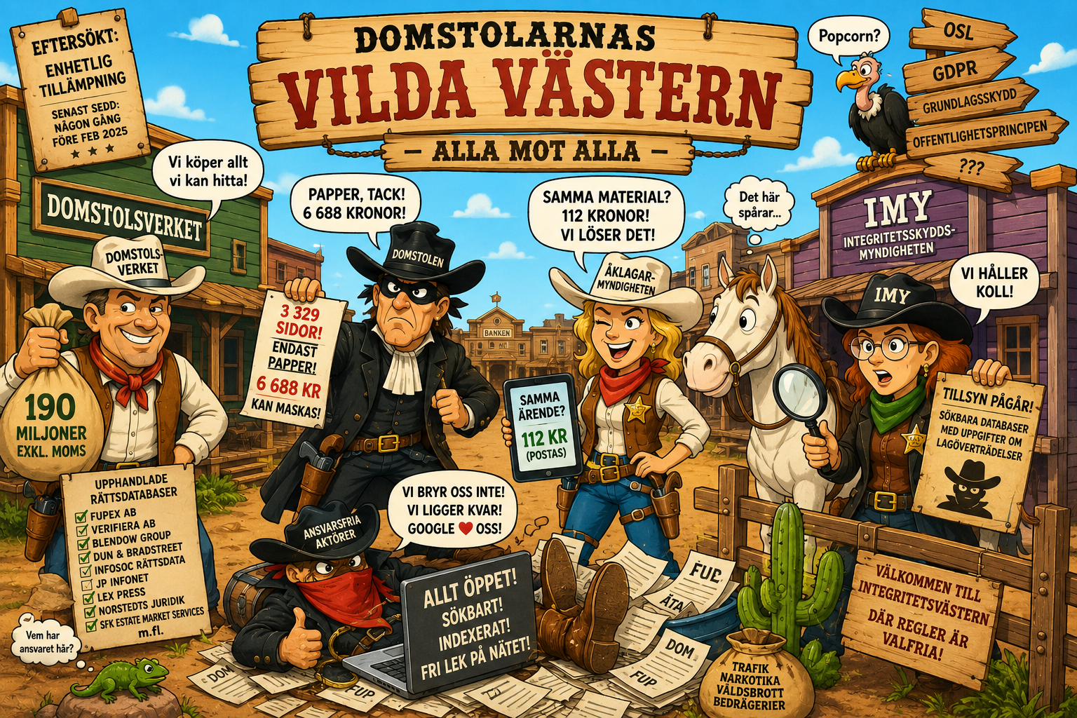 Domstolarnas nya vilda västern